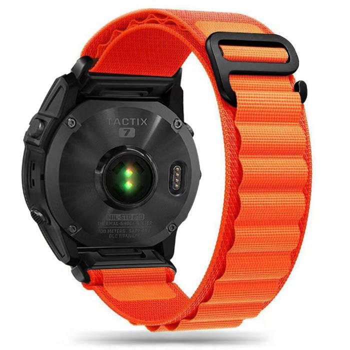 Bild 1, Tech-Protect Garmin Fenix 26 mm Armband Nylon Pro Orange