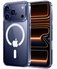 iPhone 17 Pro Transparent MagSafe Skal – Robust & Klar