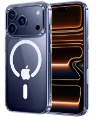 iPhone 17 Pro Max Transparent MagSafe Skal &ndash; Robust & Klar