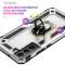 Samsung Galaxy S22 Skal Ring Armor Hybrid Silver