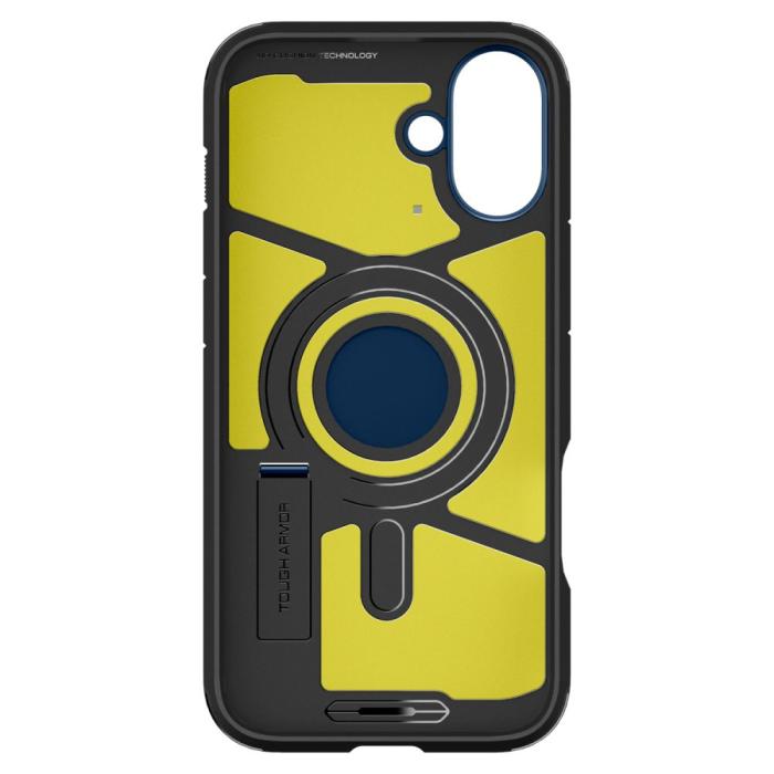 Bild 5, Spigen iPhone 16 Skal MagSafe Mag Tough Armor Navy Blue