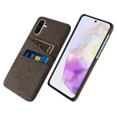 Samsung Galaxy A56 5G / A36 5G Skal Med Kortfack Tygbelagt