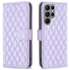Samsung Galaxy S25 Ultra Fodral Diamond L&auml;der Lila