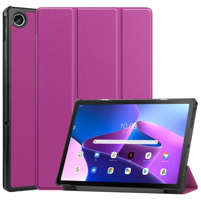 Bild 1, Lenovo Tab M10 Plus Gen 3 Fodral Tri-Fold Lila
