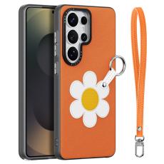 DUX DUCIS Samsung Galaxy S26 Ultra Skal PU-L&auml;der Blomma