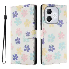 Honor 400 Lite Fodral Med Tryck F&auml;rgglada Blommor