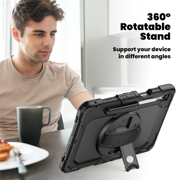 Bild 5, Galaxy Tab S11 Skal 360 Shockproof Hybrid Kickstand Svart