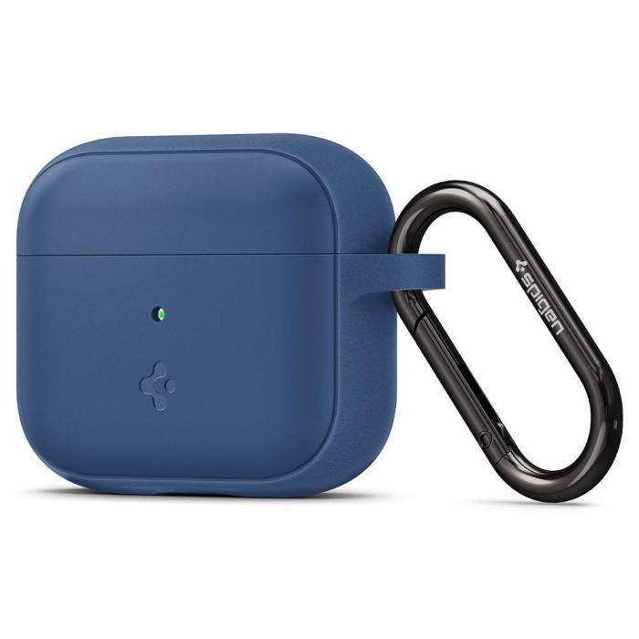 Bild 1, Spigen AirPods 3 Skal Silikon Fit Deep Blue