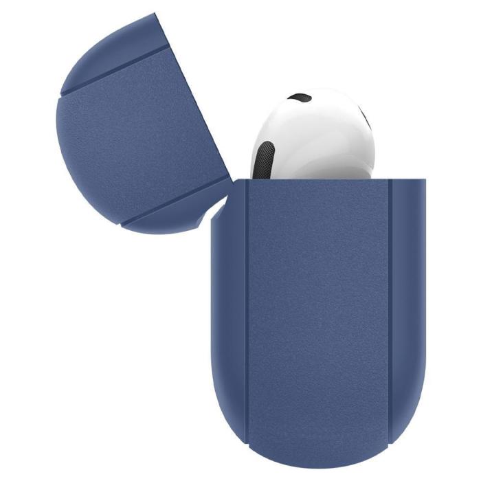 Bild 2, Spigen AirPods 3 Skal Silikon Fit Deep Blue