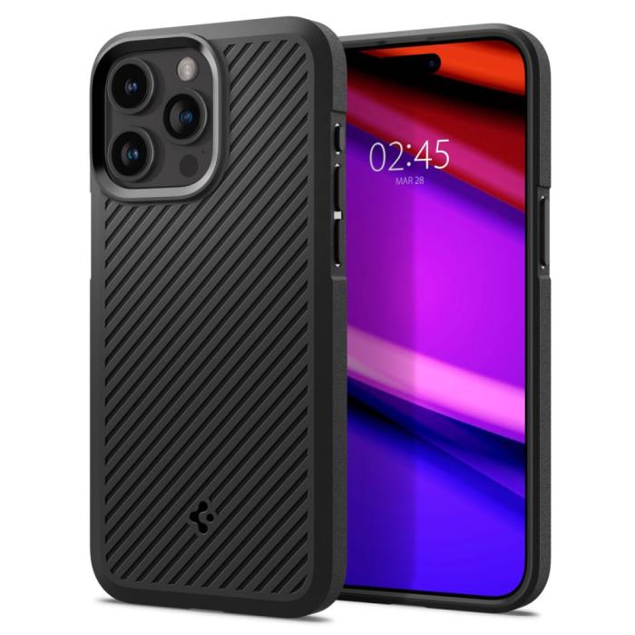 Bild 1, Spigen iPhone 15 Pro Skal Core Armor Matt Svart
