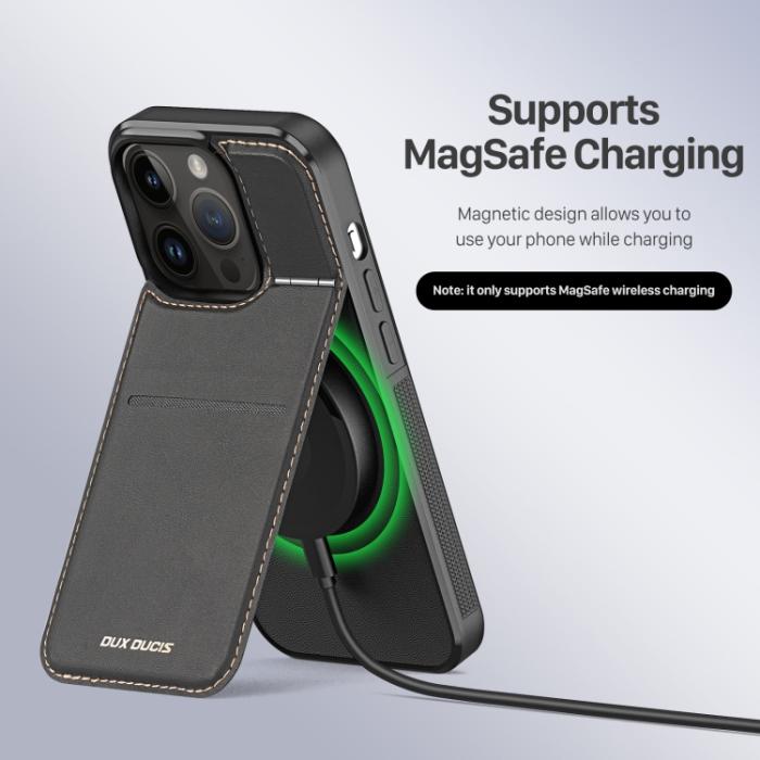 Bild 6, DUX DUCIS iPhone 15 Pro Max Skal MagSafe RFID Svart