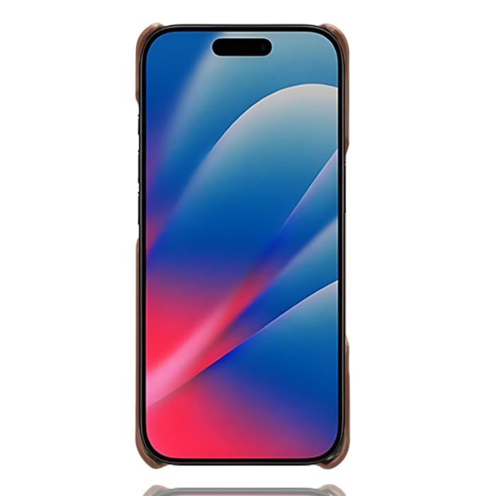 Bild 5, iPhone 17 Pro Max Skal Med Kortfack Läder Brun