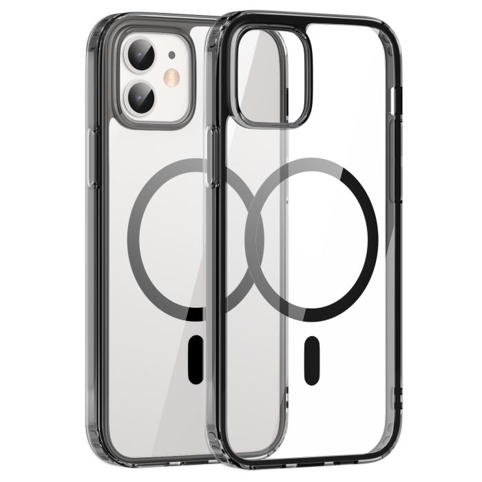 Bild 2, ColorPop iPhone 12/12 Pro Skal CH MagSafe Transparent/Svart