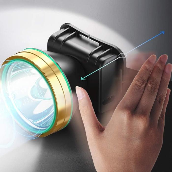 Bild 3, Oztern Huvudlampa LED-Strålkastare - 500 Lumen