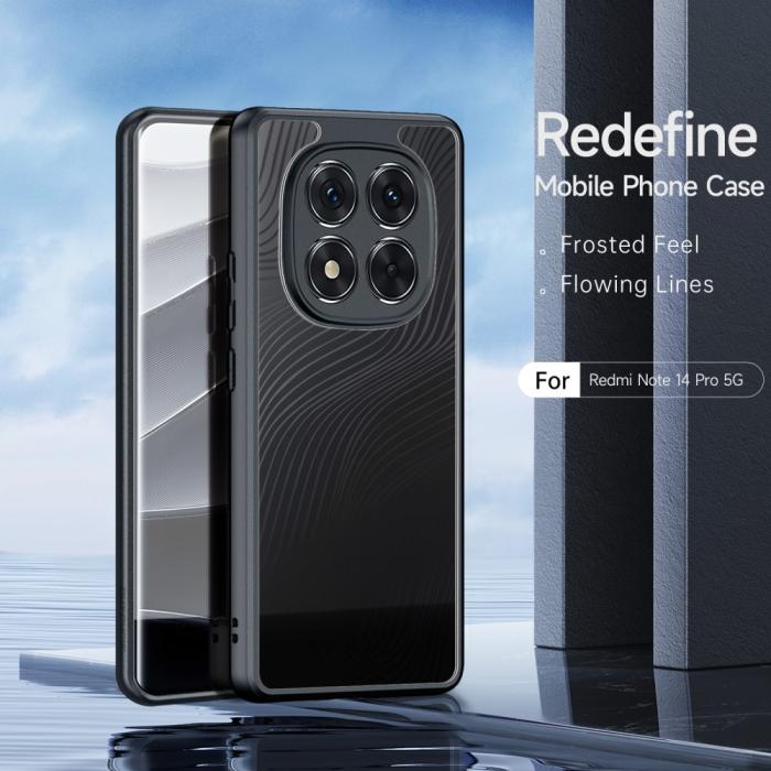 Bild 3, DUX DUCIS Redmi Note 14 Pro 5G Skal Aimo Series Transparent/Svart