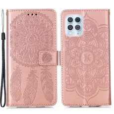 Motorola Moto G100 Fodral L&auml;der Dream Catcher Ros&eacute;guld