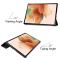 Samsung Galaxy Tab S7 FE / S7 Plus / S8 Plus Fodral Tri-Fold Svart