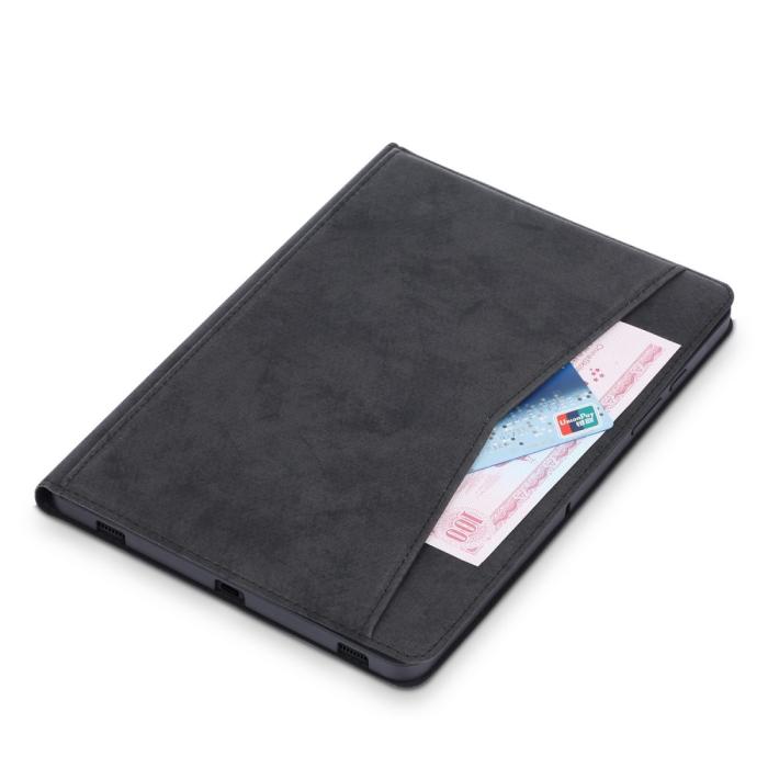 Bild 5, Galaxy Tab S7 FE/S7 Plus/S8 Plus Fodral Med Frontficka Och Pennhållare Svart