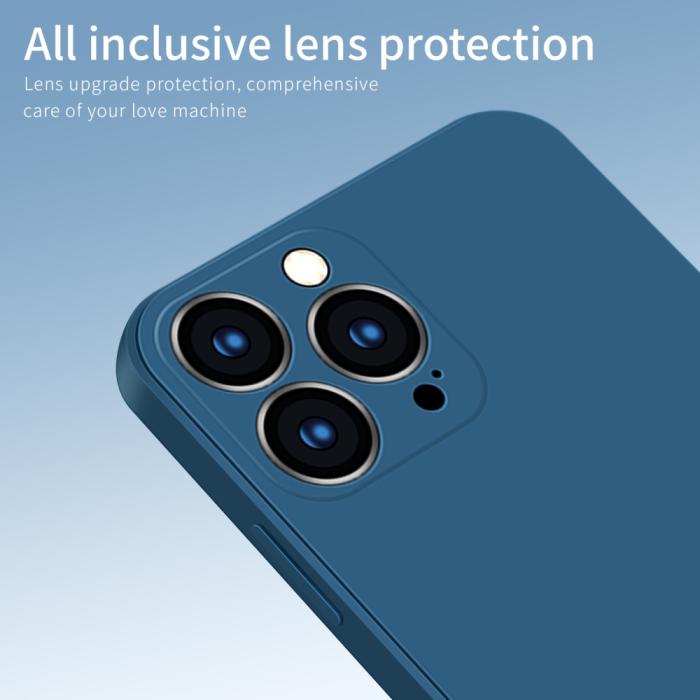 Bild 5, iPhone 13 Pro Max - PINWUYO Liquid Silikon Skal - Blå