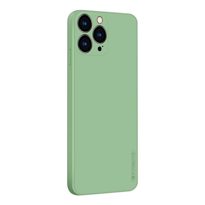 Bild 1, iPhone 13 Pro Max - PINWUYO Liquid Silikon Skal - Grön