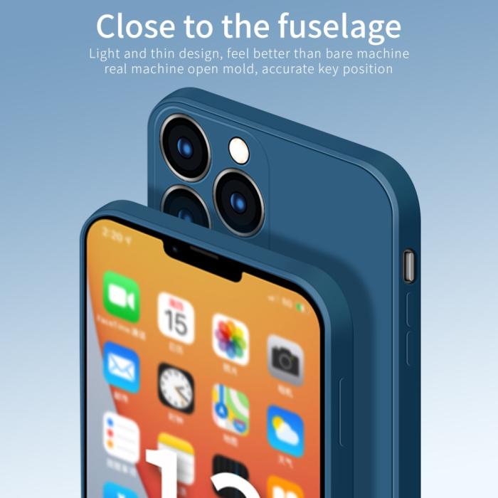 Bild 6, iPhone 13 Pro Max - PINWUYO Liquid Silikon Skal - Grön