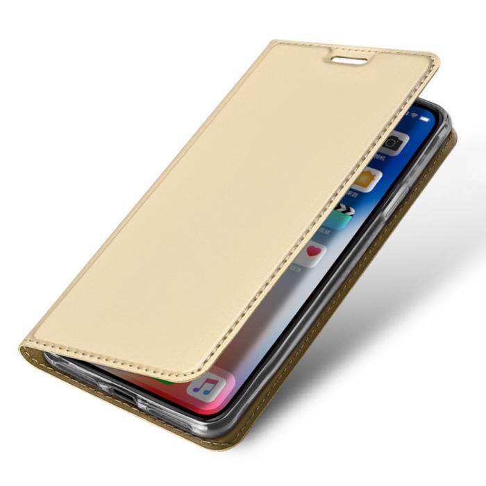 Bild 3, iPhone Xs Max Plånboksfodral - Guld