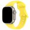 Silikon Armband Butterfly Apple Watch 41/40/38 mm (M/L) Gul