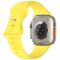 Silikon Armband Butterfly Apple Watch 41/40/38 mm (M/L) Gul