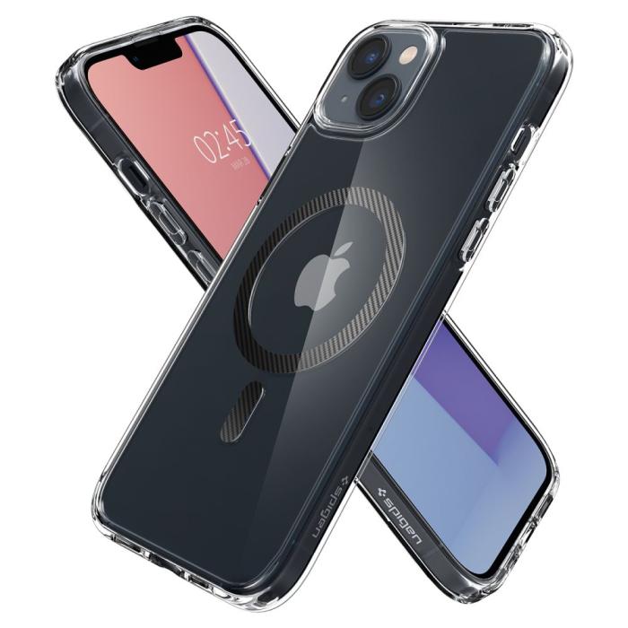Bild 6, Spigen iPhone 15 Plus / 14 Plus Skal Ultra Hybrid Mag MagSafe Kolfiber