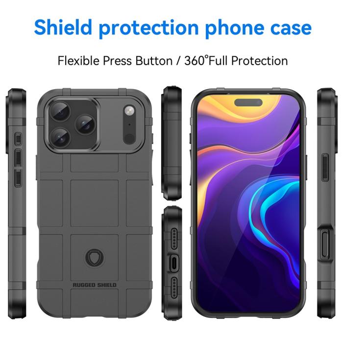 Bild 3, iPhone 18 Pro Max / 17 Pro Max Skal Robust Svart