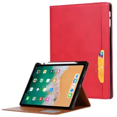 iPad Mini 2024/2021 Fodral Pennhållare Och Frontficka Röd