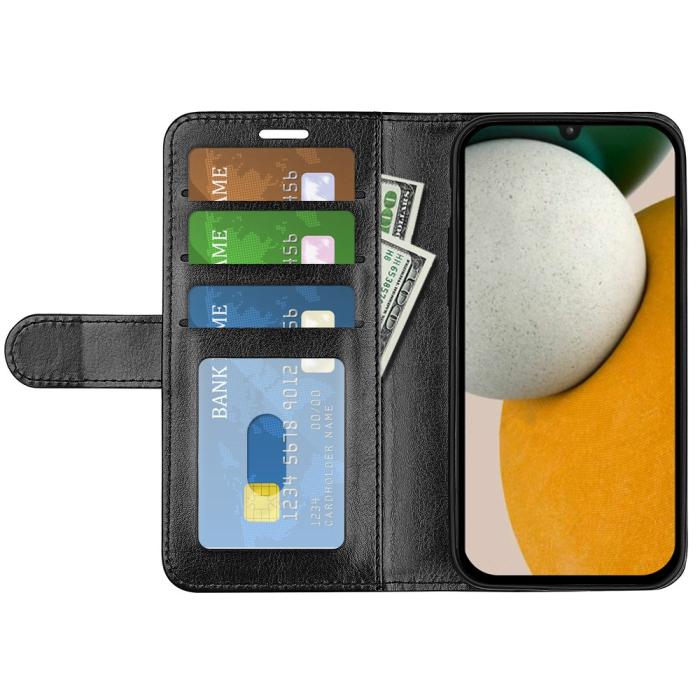 Bild 2, Samsung Galaxy A15 5G Fodral Läder Svart