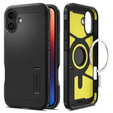 Spigen iPhone 16 Plus Skal MagSafe Mag Tough Armor Svart