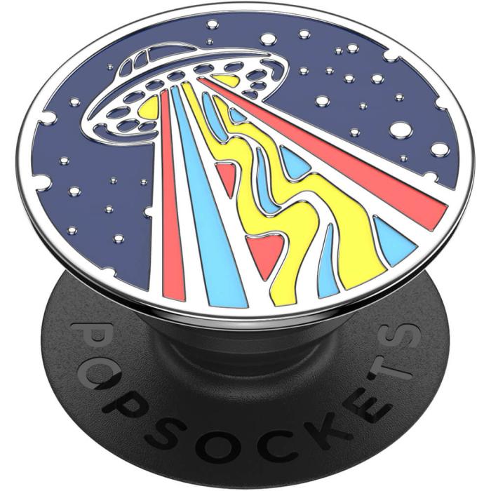 Bild 3, PopSockets Avtagbart Grip med Ställfunktion Premium Enamel Outta This World Navy