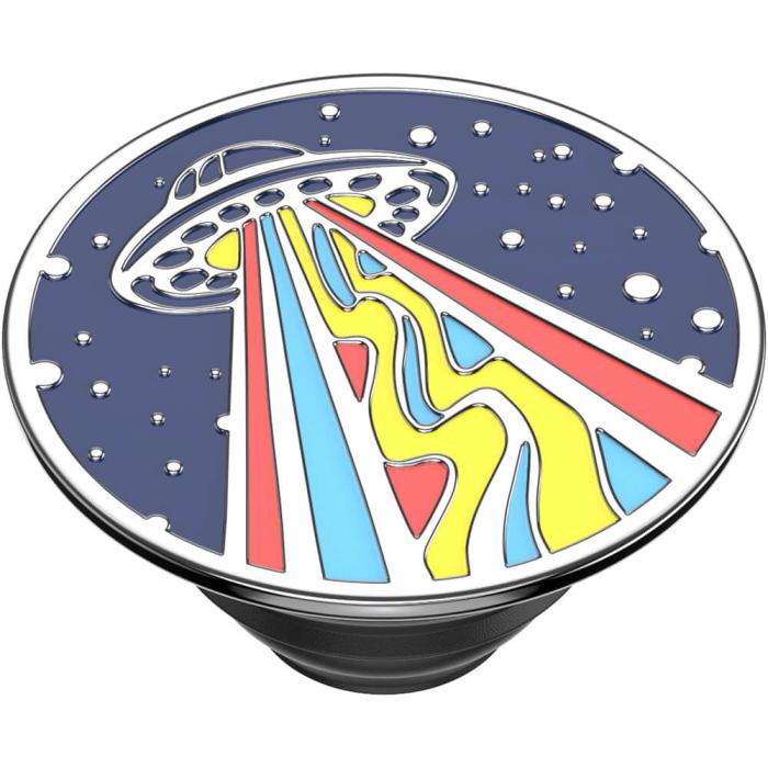 Bild 5, PopSockets Avtagbart Grip med Ställfunktion Premium Enamel Outta This World Navy