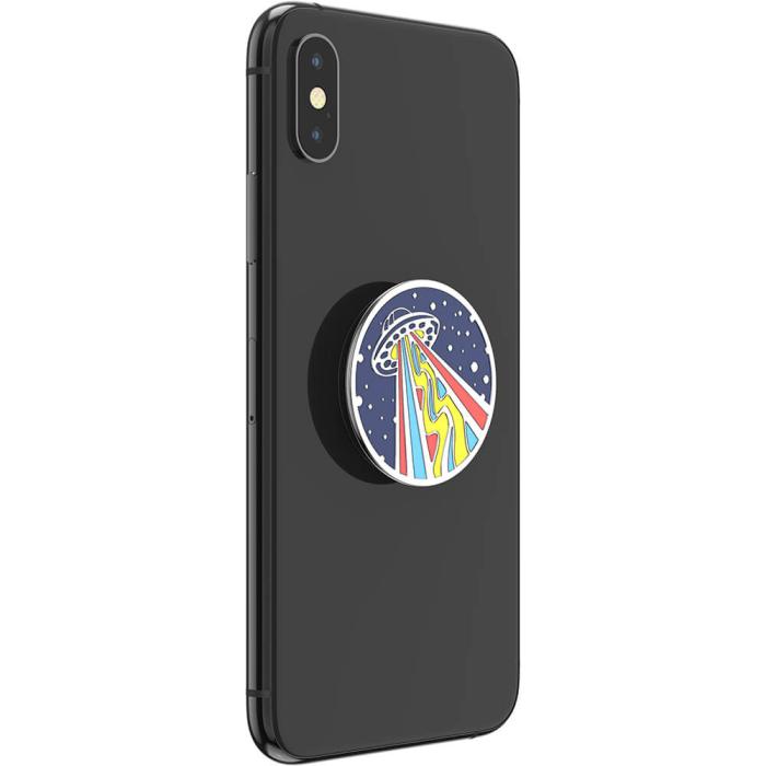 Bild 6, PopSockets Avtagbart Grip med Ställfunktion Premium Enamel Outta This World Navy