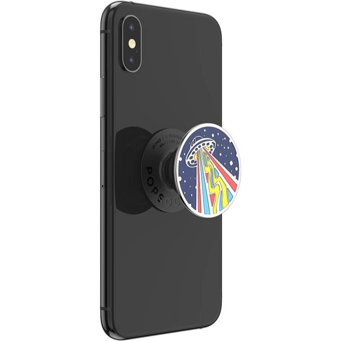 Bild 7, PopSockets Avtagbart Grip med Ställfunktion Premium Enamel Outta This World Navy