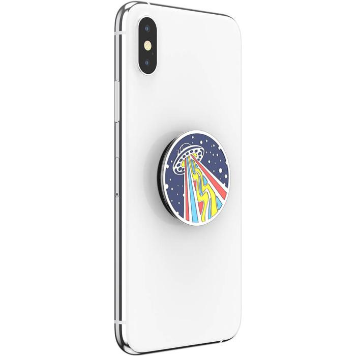 Bild 8, PopSockets Avtagbart Grip med Ställfunktion Premium Enamel Outta This World Navy
