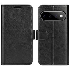 Google Pixel 11/10 Fodral Crazy Horse L&auml;der Svart