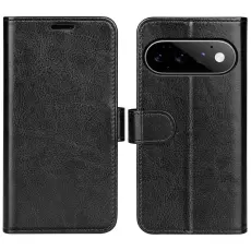 Google Pixel 11/10 Fodral Crazy Horse L&auml;der Svart