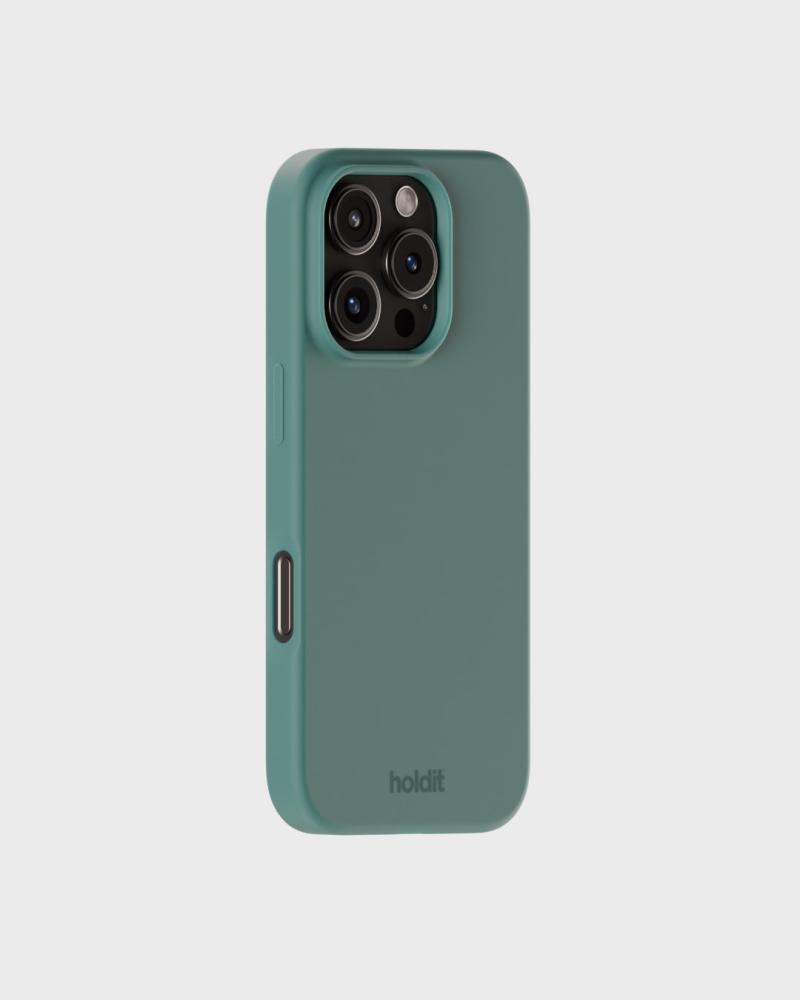 holdit iPhone 16 Pro Max Mobilskal Silikon Moss Green