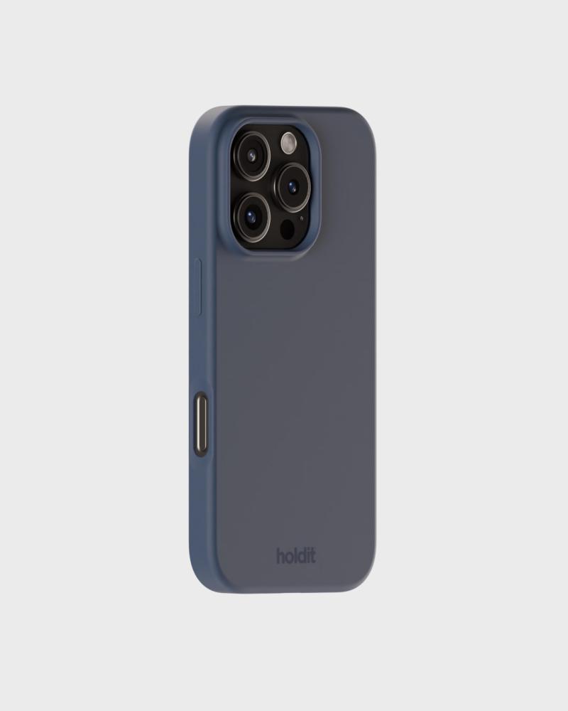 holdit iPhone 16 Pro Max Mobilskal Silikon Pacific Blue