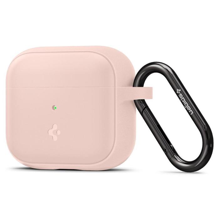 Bild 1, Spigen AirPods 3 Skal Silikon Fit Pink Sand