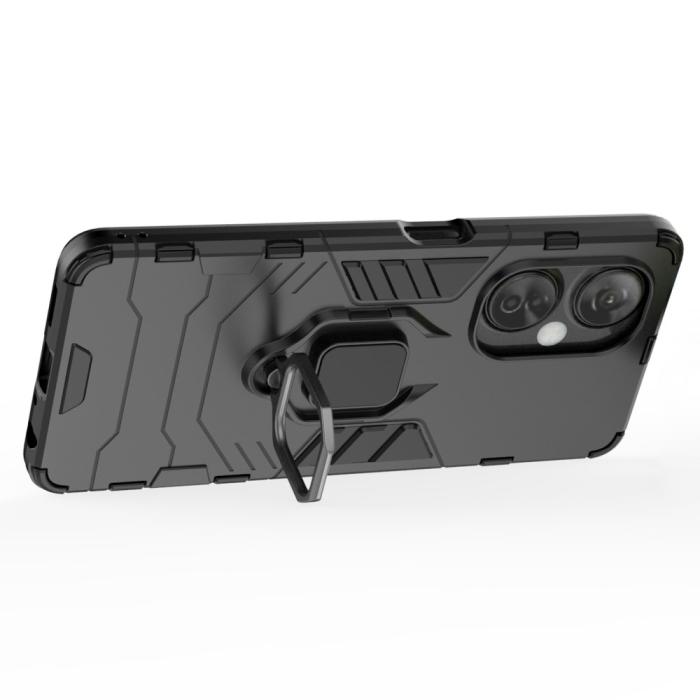 Bild 3, OnePlus Nord CE 3 Lite 5G Skal Hybrid Armor Ring Svart