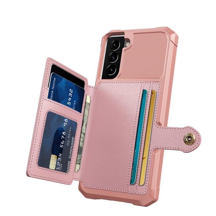 Bild 2, Samsung Galaxy S22 Plus Skal Med Magnetisk Plånbok Roséguld