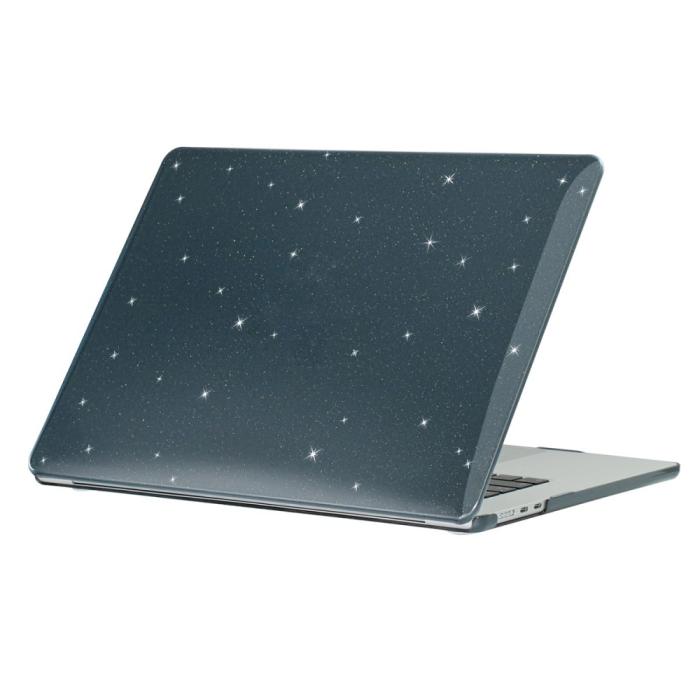 Bild 1, ENKAY MacBook Air 15 2023 Skal Shockproof Svart Glitter