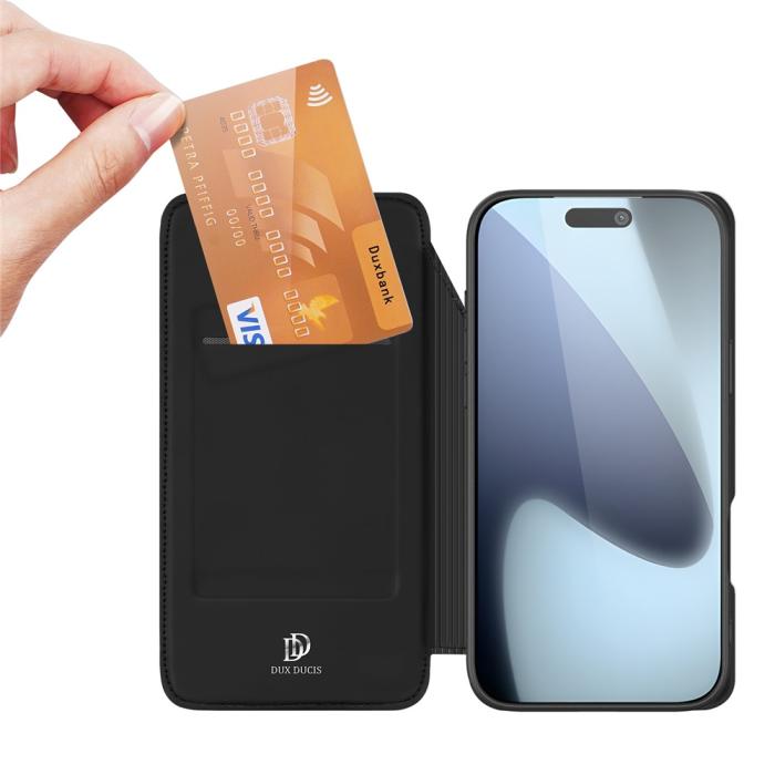 Bild 2, DUX DUCIS iPhone 17 Pro Max Fodral Skin Pro Svart