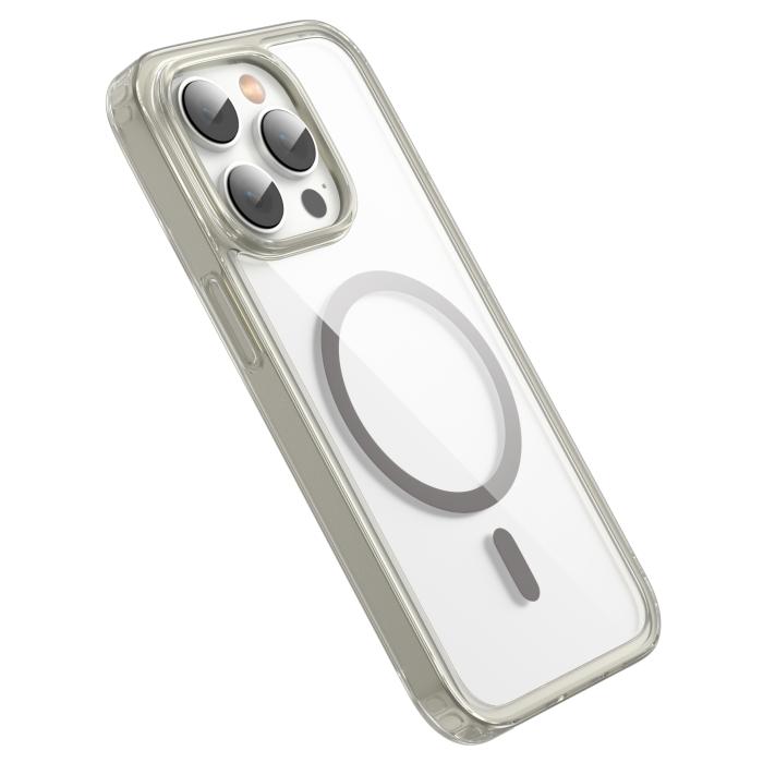 Bild 3, ColorPop iPhone 14 Pro Max Skal CH MagSafe Transparent/Titanium