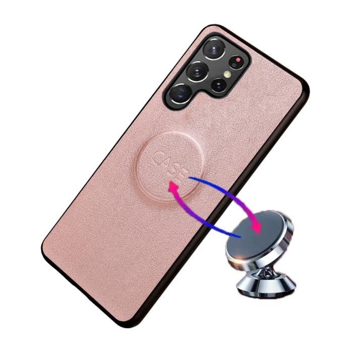 Bild 5, Samsung Galaxy S23 Ultra 2in1 Magnet Fodral Roséguld