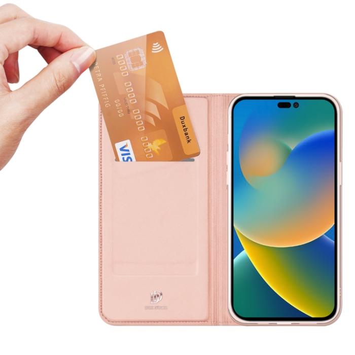 Bild 4, DUX DUCIS iPhone 14 Pro Max Fodral Skin Pro Roséguld